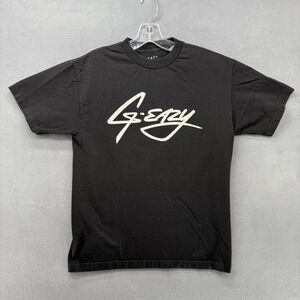 G Eazy Men's Black Cotton‎ T-Shirt Medium Graphic Signature Tee Rapper